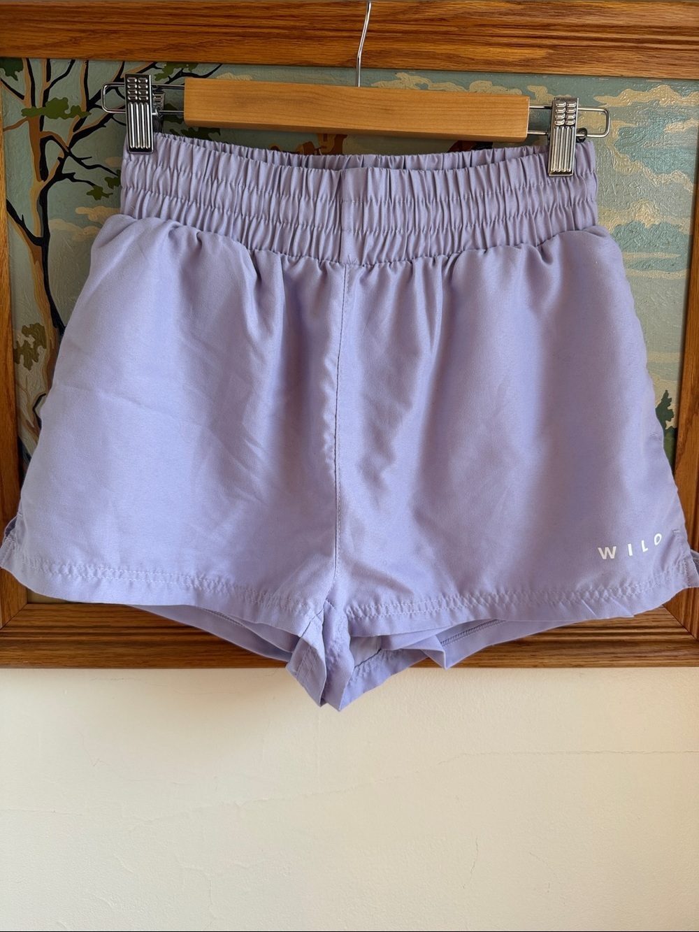 Wilo The Label 2-in-1 Running Shorts Lilac NWOT Small Athletic Compression
